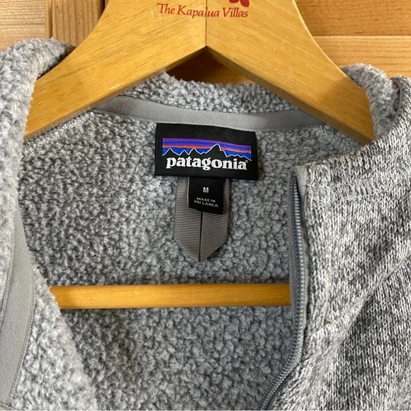 Patagonia Women's Better Sweater® Fleece Jacket Birch White M Zip Up Hoodie - Picture 2 of 6